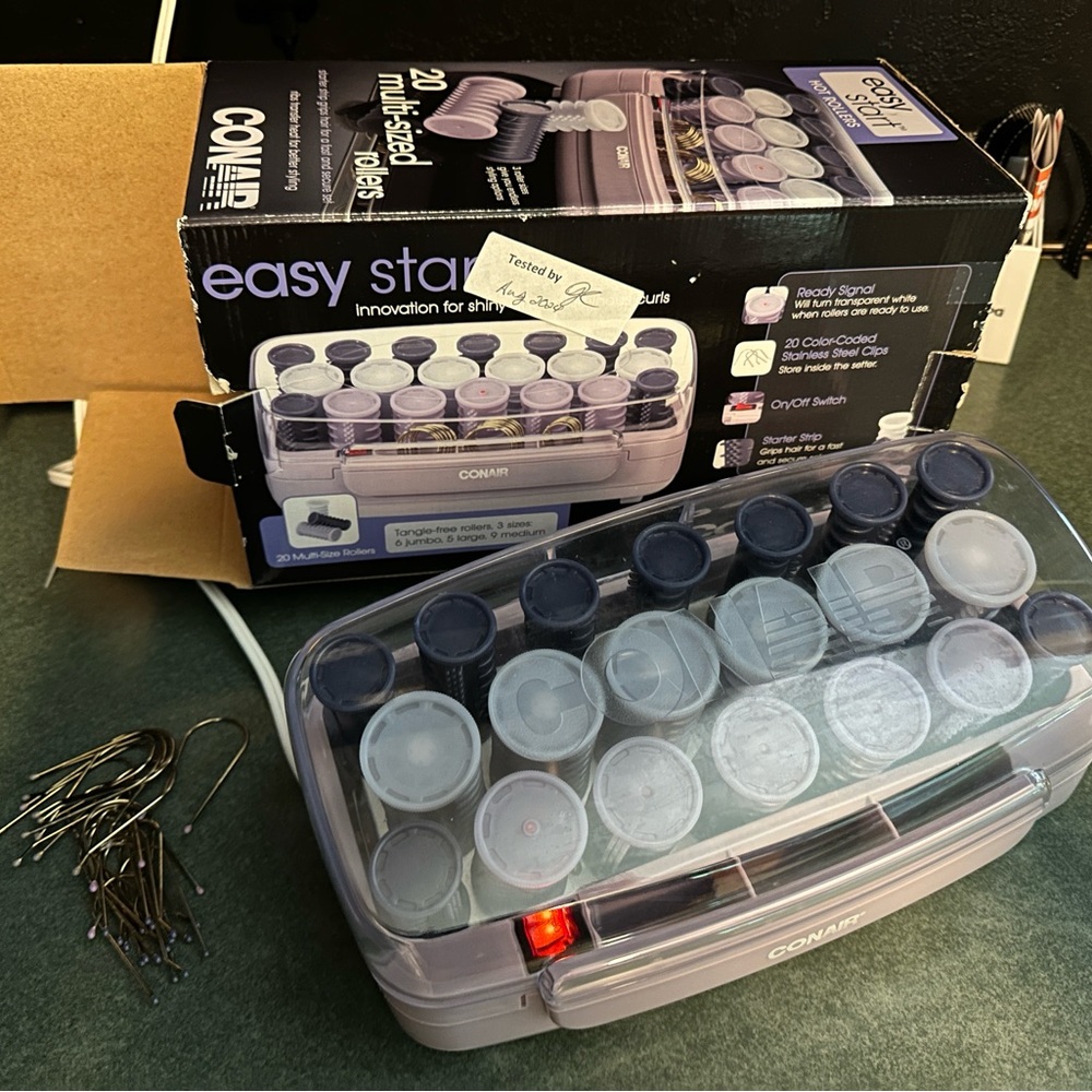 Conair Easy Start Hair Roller Set *works*